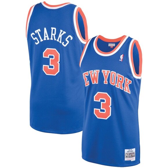 Mens John Starks Blue Stitched Jersey